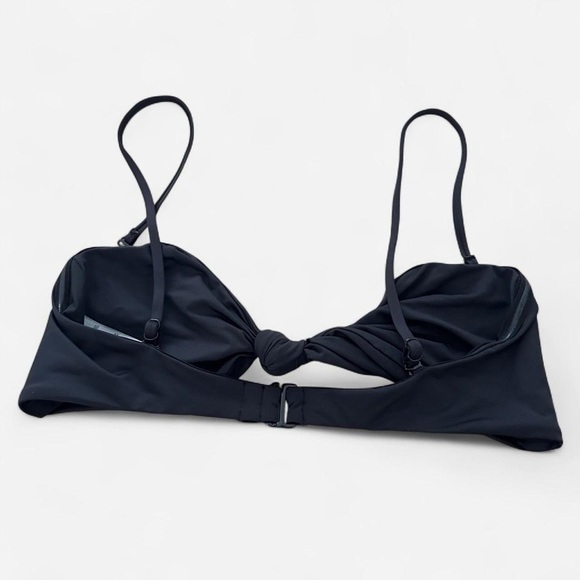 Good American Women's Sexy Twist Knotted Bandeau/Strap Bikini top large - Picture 4 of 5